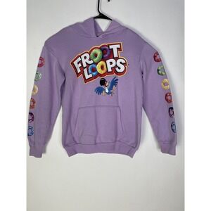 Kellogg's Fruit Loops Hoodie Sz‎ Med Purple Exc Cond